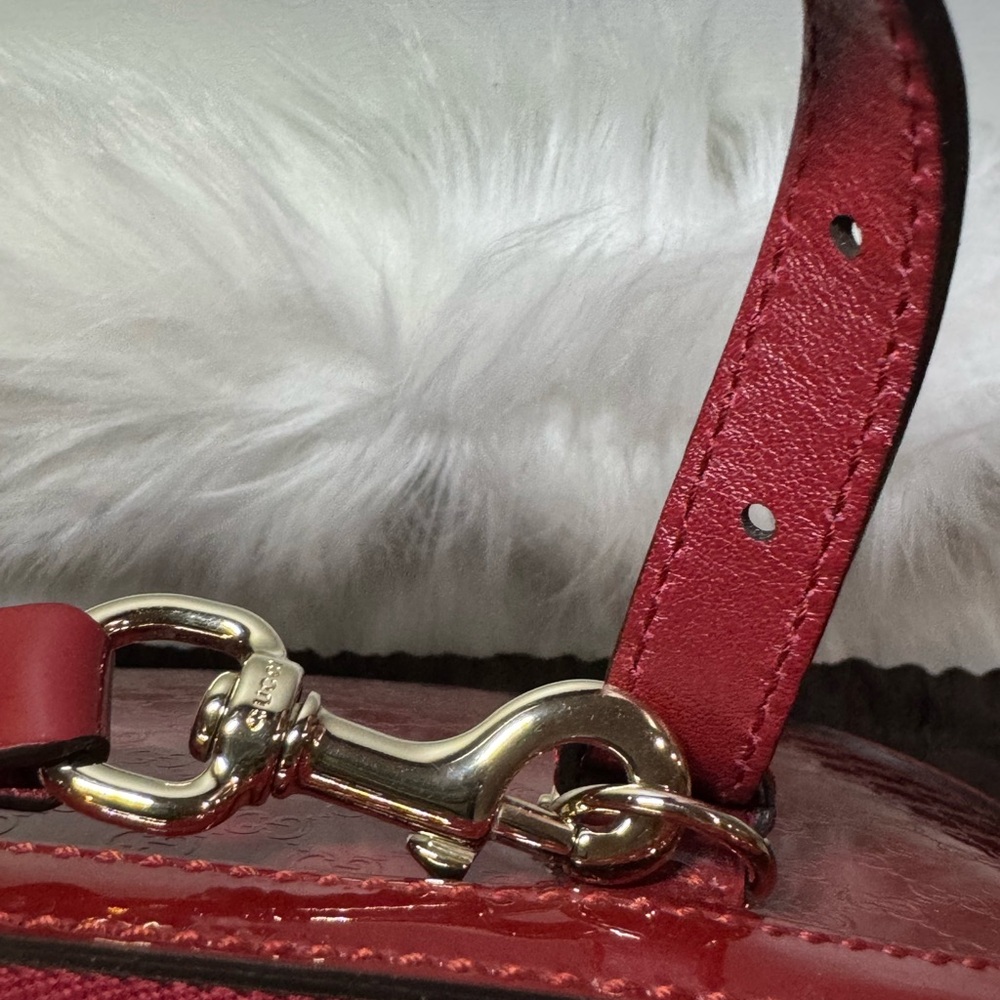 Gucci Red Satchel with Microguccissima Leather - Picture 14 of 16